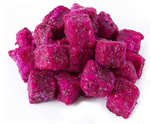 Dondurularak Kurutulmuş Dragonfruit Küpleri